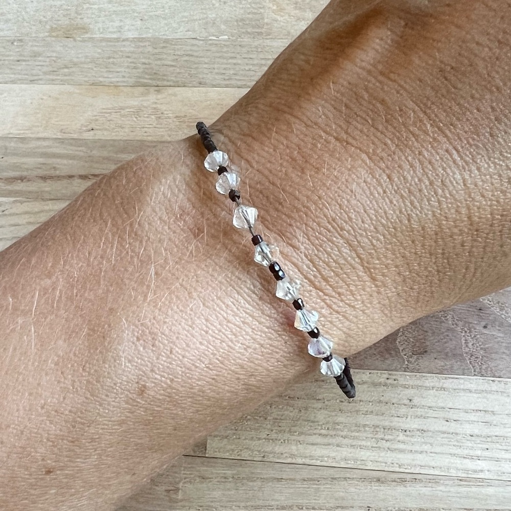 Liz Henry artisan 925 Sterling silver beaded bracelet